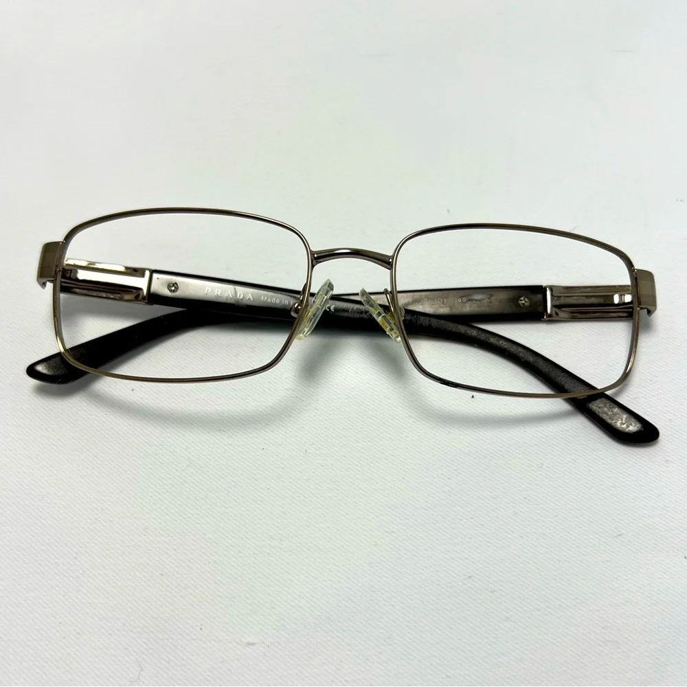Prada Skinny Chrome Eyeglasses - Frames only